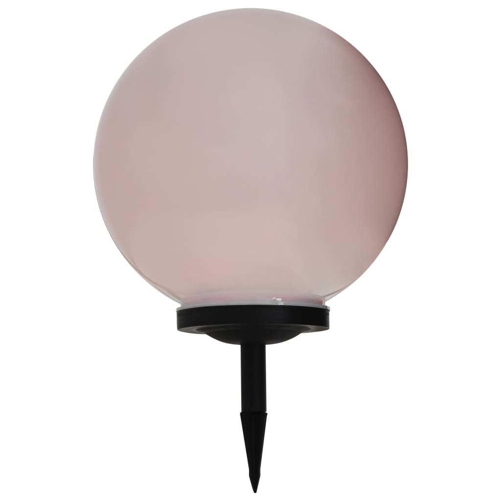 vidaXL LED-aurinkokennovalaisin väriä vaihtava pyöreä 40 cm RGB