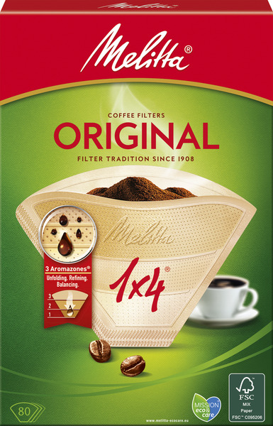 Melitta Original 1x4, 18 x 80 kpl