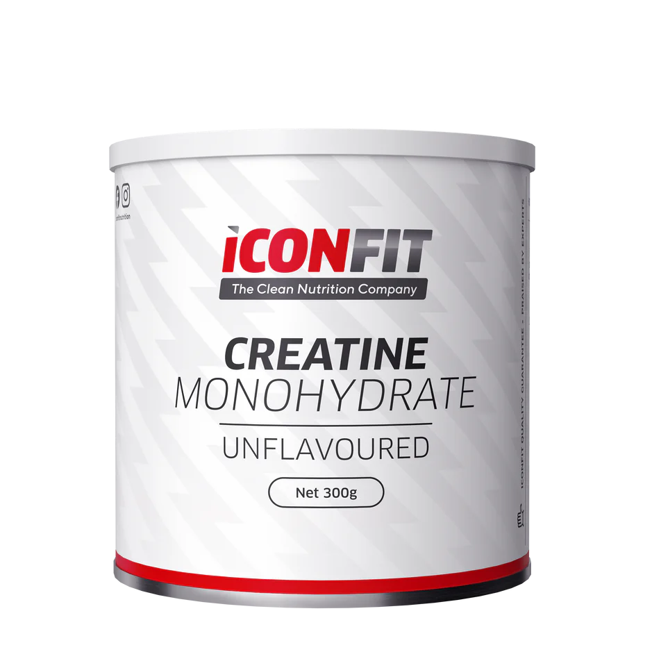 ICONFIT Mikronisoitu Kreatiinimonohydraatti, Appelsiini 300 g