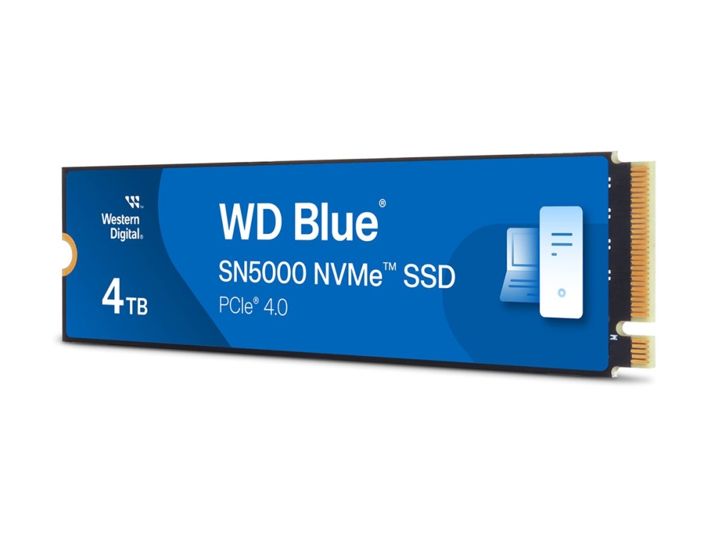 WD Blue SN5000 NVMe SSD 4TB M.2 2280 PCIe Gen4 -levy WD Blue SN5000 NVMe SSD 4TB M.2 2280 PCIe Gen4
