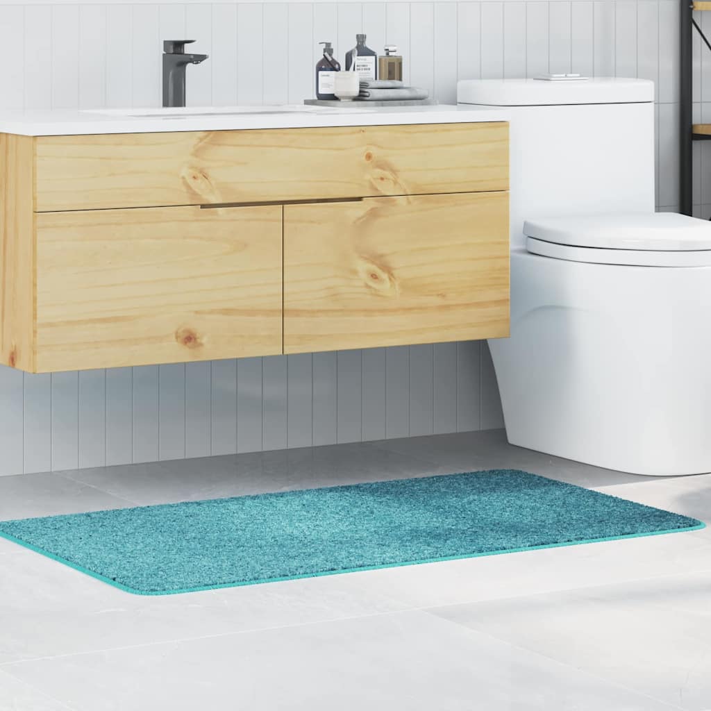 vidaXL kylpyhuonematto Turkoosi 70 x 120 cm PP