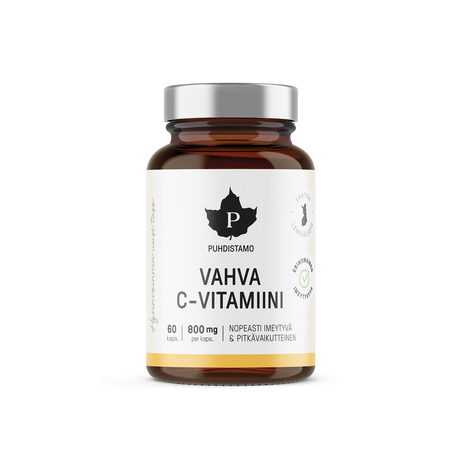 Puhdistamo Vahva C-vitamiini 60 kaps