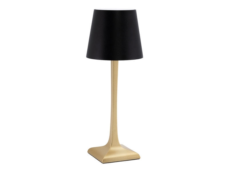 Securit ROMA LED-pöytävalaisin, kulta/musta