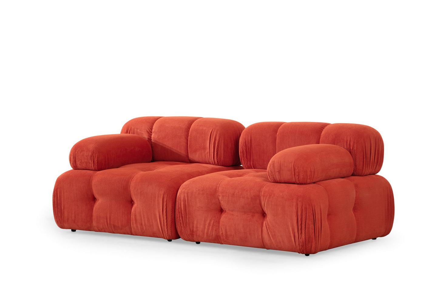 Norda Design 2-istuttava sohva, punainen, 200 cm