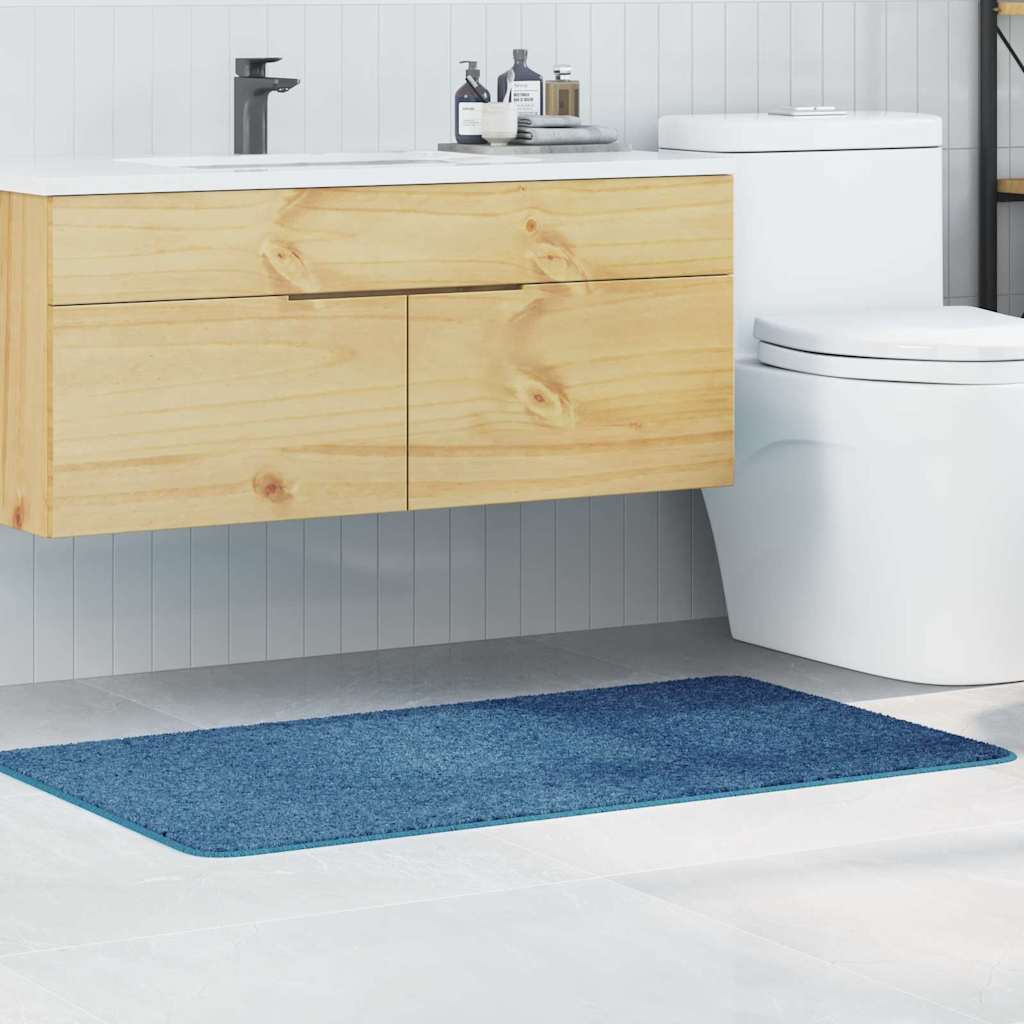 vidaXL kylpyhuonematto Sininen 70 x 120 cm PP
