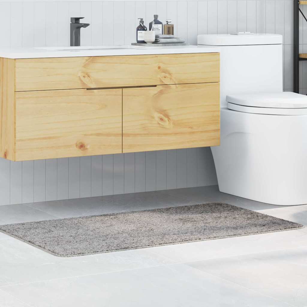 vidaXL kylpyhuonematto Harmaa 70 x 120 cm PP