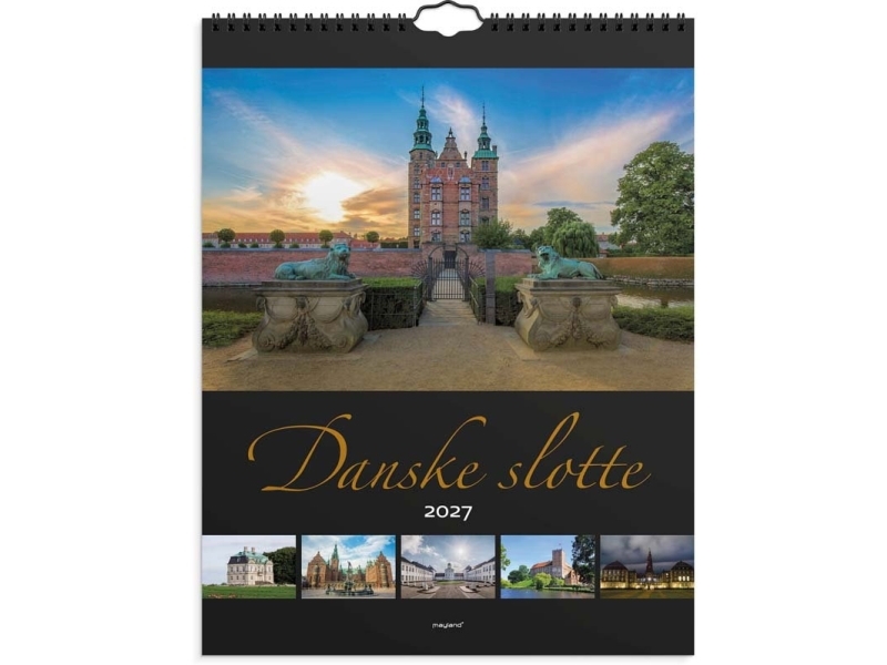 Seinäkalenteri Tanskan linnat 2027