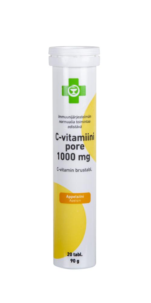 Apteekki C-Vitamiini Pore 1000 mg tabl